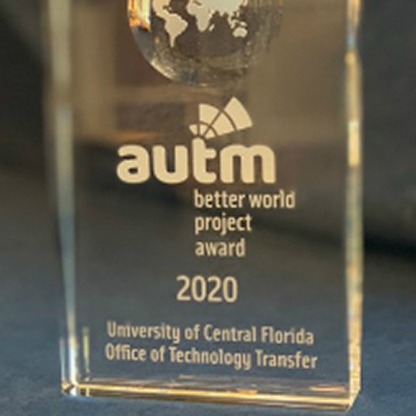 image AUTM Better World Project Award to UCF 2020