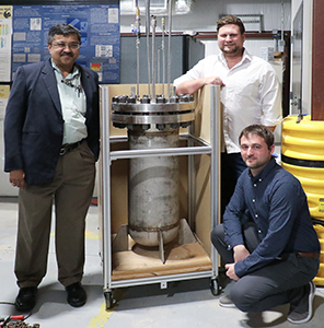 UCF inventors (L-R) Dr. Jayanta Kapat, Dr. Marcel Otto, and Dr. Ladislav Vesely